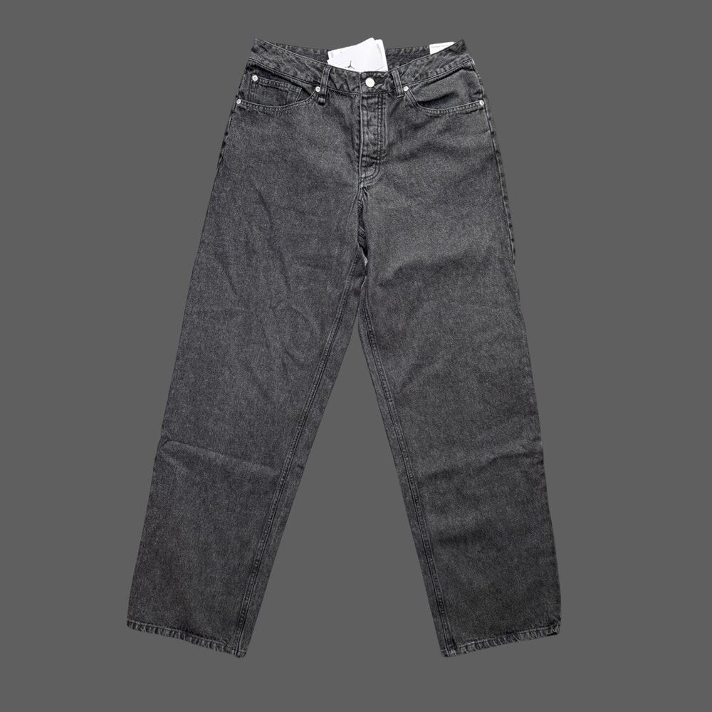 Nike Air Jordan Loose Fit Denim Pants Black Size 32 NWT